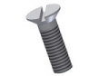 countersunk screws with slot DIN 963 - M10x60 PA6.6 colour nature