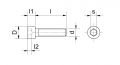Zylinderkopfschraube mit InnenSK DIN 912 > ISO 4762 - M3x8 PEEK
