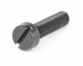 Cylinder head screw with slot - colour black M3x16 PA6.6 colour black