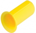 Wellenschutzkappen Flexibles PVC. gelb d= 30mm H= 80