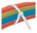 Standardkabelbinder Nylon Polyamid PA6.6 Farbe Schwarz Laenge (mm)= 450 Max. Kabelbuendeldurchm. (mm)= 133 Zugfestigkeit brit. Pfund/kg 175/80 Breite (mm)= 8
