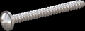 screw for plastic: Screw STS-plus KN6031 2.5x25 - H1 stainless-steel, A2 - 1.4567 Bright-pickled and passivated