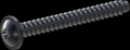 screw for plastic: Screw STS-plus KN6031 5x45 - H2 steel, hardened 10.9 Zinc-Nickel-plated,  baked, passivated black/ Cr-VI-free, sealed, 720 h until Fe-Corrosion