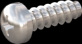 screw for plastic: Screw STS-plus KN6032 4x12 - H2 stainless-steel, A2 - 1.4567 Bright-pickled and passivated