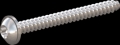 screw for plastic: Screw STS-plus KN6038 4x40 - T20 stainless-steel, A2 - 1.4567 Bright-pickled and passivated