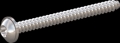 screw for plastic: Screw STS-plus KN6038 4x45 - T20 stainless-steel, A2 - 1.4567 Bright-pickled and passivated
