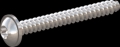 screw for plastic: Screw STS-plus KN6038 4.5x40 - T20 stainless-steel, A2 - 1.4567 Bright-pickled and passivated