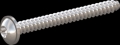 screw for plastic: Screw STS-plus KN6038 4.5x45 - T20 stainless-steel, A2 - 1.4567 Bright-pickled and passivated