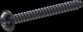 screw for plastic: Screw STS-plus KN6038 5x45 - T25 steel, hardened 10.9 Zinc-Nickel-plated,  baked, passivated black/ Cr-VI-free, sealed, 720 h until Fe-Corrosion