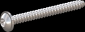 screw for plastic: Screw STS-plus KN6038 5x50 - T25 stainless-steel, A2 - 1.4567 Bright-pickled and passivated