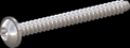 screw for plastic: Screw STS-plus KN6038 6x60 - T30 stainless-steel, A2 - 1.4567 Bright-pickled and passivated