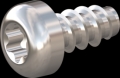 screw for plastic: Screw STS-plus KN6039 3x6 - T10 stainless-steel, A2 - 1.4567 Bright-pickled and passivated