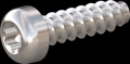 screw for plastic: Screw STS-plus KN6039 3.5x12 - T15 stainless-steel, A2 - 1.4567 Bright-pickled and passivated