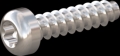 screw for plastic: Screw STS-plus KN6039 3.5x14 - T15 stainless-steel, A2 - 1.4567 Bright-pickled and passivated