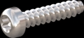 screw for plastic: Screw STS-plus KN6039 3.5x16 - T15 stainless-steel, A2 - 1.4567 Bright-pickled and passivated