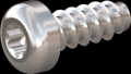 screw for plastic: Screw STS-plus KN6039 8x20 - T40 stainless-steel, A2 - 1.4567 Bright-pickled and passivated