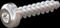 screw for plastic: Screw STS KN1039 1.8x8 - T6 stainless-steel, A2 - 1.4567 Bright-pickled and passivated