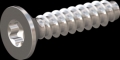 screw for plastic: Screw STS-plus KN6041 4x18 - T20 stainless-steel, A2 - 1.4567 Bright-pickled and passivated
